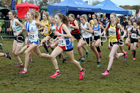 Womens under-17s National Cross Country Relay, Berry Hill Park, Mansfield. Photo:  David T. Hewitson/Sports for All Pics